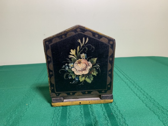 Tole Painted Book Holder