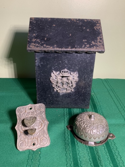 Antique Mailbox & Doorbell