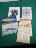 Vintage Menus