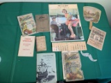 Great Group of Early Advertising Calendar, Almanacs, Ford Instruction Book & More.  See Photos