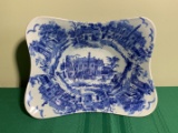 Victorian Ware Ironstone Flow Blue Dish