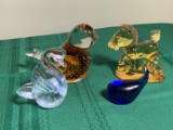Heisey Glass Horse & Art Glass Pieces
