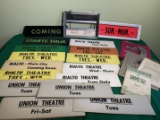 Movie Marquis Cardboard Signs