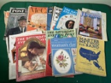 Group of Vintage Magazines  - Post, Women's Day, The Saturday Evening Post, Life & More