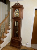 Great Custom Made Walnut Grandfather Clock