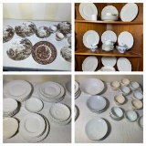 Large Group of Assorted China Patterns - J. Broadhurst Ironstone, Ridgeway, J & C Louise Bavaria