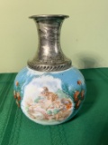 Great Early Paste Applied Vase.  See Photos