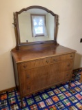 Antique Dresser with Mirror