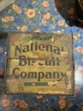 Antique National Biscuit Company Wooden Crate