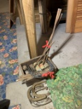 Antique Croquet Set & Horseshoes