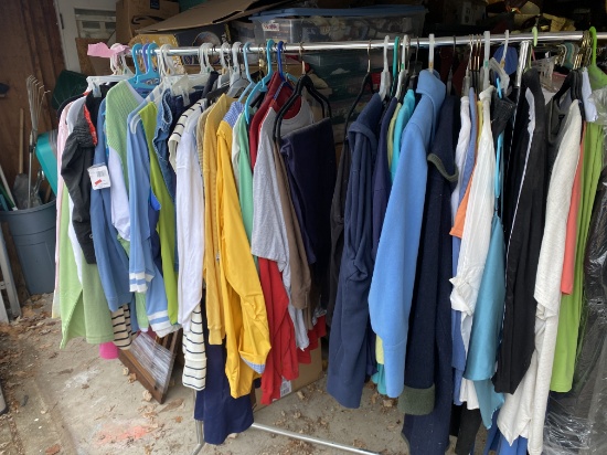 Rack of assorted clothing inc. Ralph Lauren