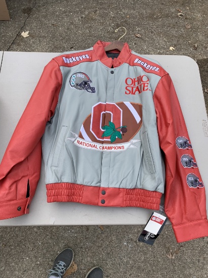 OSU Leather Jacket Size M