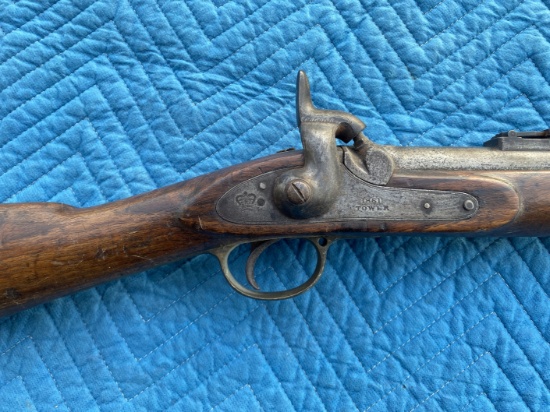 1861 Tower Enfield Civil War Musket - JW Smith 12th Alabama Co. I - Confederate