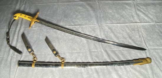 Antique Marine Corps Sword with Scabbard