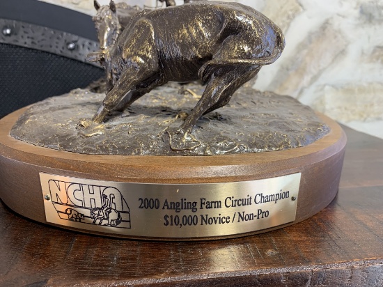 Resin NCHA 2000 Angling Farm Circuit Champion Award