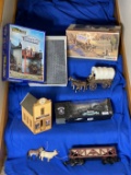 Pola LGB Model Saloon, Haunted Mansion Diecast Hearse, Schleich Covered Wagon & More