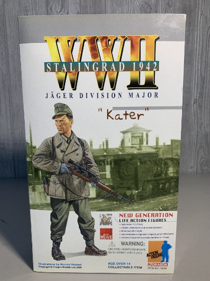 Dragon Action Figure WWII Stalingrad 1942 Jager Division Major "KATER"