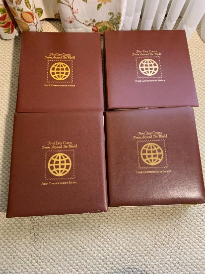 (4) First Day Covers From Around the World Postal Commemorative Society