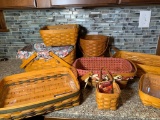 (8) Longaberger Baskets