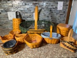 (9) Longaberger Baskets