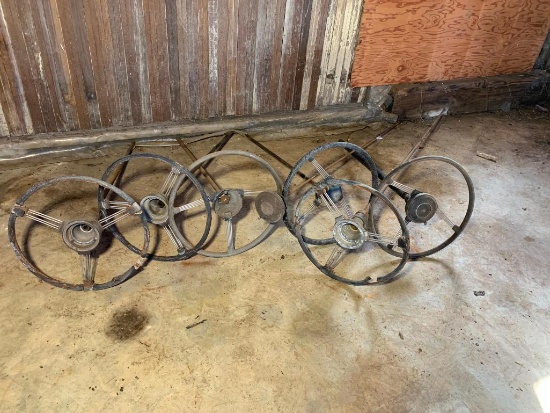 Group of Steering Wheels & Shafts