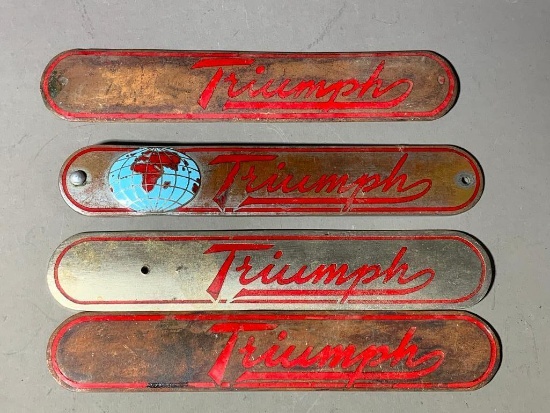 Triumph Valve Cover Badges