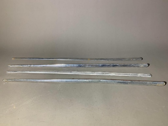 Group Lot of Chrome Trim Pieces