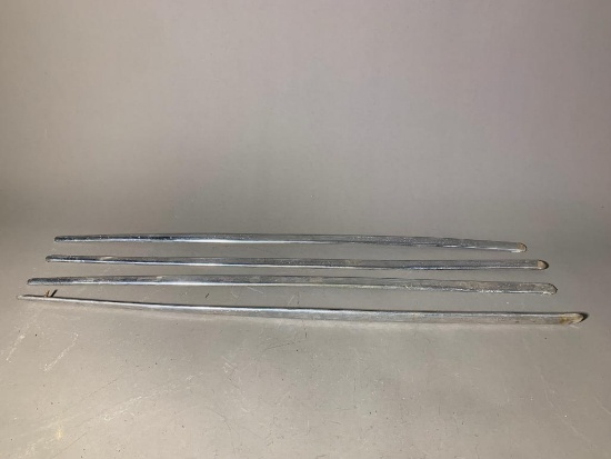 Group Lot of Chrome Trim Pieces