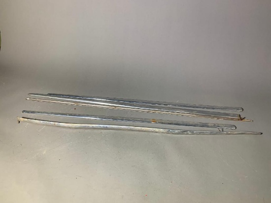 Group Lot of Chrome Trim Pieces