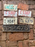 Group of License Plates