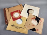 4 Extremely Rare Cal Sales Triumph Advertising Records Early 50s