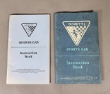 Original Doretti Sports Car Manual & Second Manual