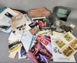Large Lot Triumph Serial Plates, Photos, Paper and More