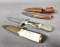 Group of Four Pocket Knives - Hammer Brand/Boone and Crockett Club