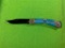 BUCK 110 Custom Designed by Michael Prater Painted Pony PROTO Folding Knife