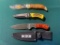 (3) Knives - NRA & Proguide
