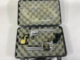 2 Ruger New Vaquero Revolvers in 45 Cal with Case