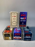 4 Boxes of 22 CCI WMR, & Federal 17 Caliber HMR V-Shock
