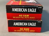 American Eagle 40 S&W FMJ Rounds