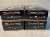 4 Boxes of Blazer Brass 9MM Luger Ammunition
