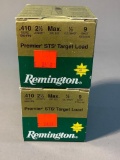 2 Boxes of Remington .410 Premier STS Target Load Ammunition