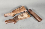 Set of Animal Wooden Rifle Butts - Eagle and More