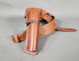 A/B Brown Leather Gun Belt