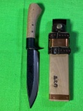 Novelty Knife with Wood Sheath