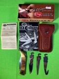 Case XX Tested XX Hand-Crafted Exchangeable Blade Knife with Sheath