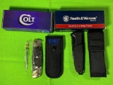 Colt CT330 & Smith & Wesson CK46BT Folding Pocket Knives