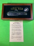 150th Anniversary of the Civil War Robert E. Lee Knife with Custom Designed Box with Authenticity