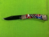 BUCK Custom Designed by Michael Prater Painted Pony #2 Folding Knife