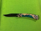 BUCK Custom Designed by Michael Prater Painted Pony #5 Folding Knife