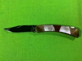 BUCK 110 Designed by Michael Prater Painted Pony PROTO Folding Knife